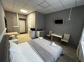 Двухместный полулюкс двуспальная кровать, Отель Гостиница на Волжской, Иркутск