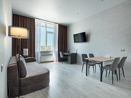 Апартаменты Premium с красивым видом из окна, Отель Комплекс апартаментов InnDom, Артем