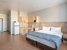 Двухместная студия Comfort двуспальная кровать, Отель Комплекс апартаментов InnDom, Артем