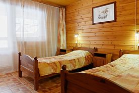 Двухместный номер c 1 комнатой 2 отдельные кровати, Отель Парк Птиц, Нара
