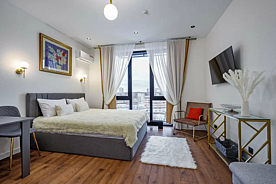 Двухместная студия Deluxe двуспальная кровать, Отель Новое Измайлово, Москва