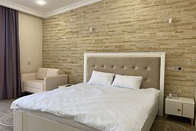 Двухместный номер Superior с балконом и с красивым видом из окна двуспальная кровать, Отель Сити платинум, Мичуринск