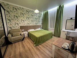 Двухместный номер Standard с видом на город двуспальная кровать, Отель Очаг, Краснодар