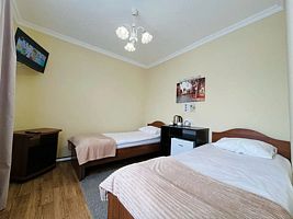 Двухместный номер Standard с видом на город 2 отдельные кровати, Отель Сплав, Курьи