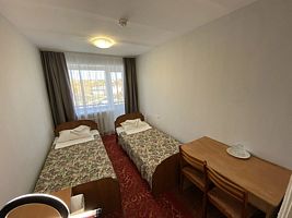 Двухместные апартаменты Economy c 1 комнатой с балконом и с красивым видом из окна 2 отдельные кровати, Отель Сталагмит, Шарташи
