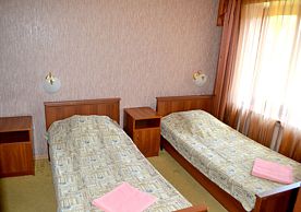Двухместный номер Standard с балконом и с красивым видом из окна 2 отдельные кровати, Отель Динамо, Ставрополь
