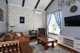 Таунхаус с гостиной c 1 комнатой с видом на озеро, Отель Рыбацкая деревня, Рязань