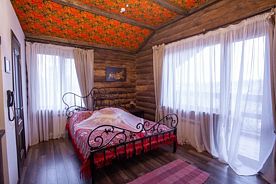 Двухместный номер Старорусский двуспальная кровать, Мини-отель LogHouse, Нижний Новгород
