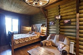 Двухместный номер Дикий Запад двуспальная кровать, Мини-отель LogHouse, Нижний Новгород
