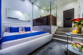 Двухместный номер Comfort двуспальная кровать, Мини-отель Отель Алекс на Просвещения, Санкт-Петербург