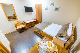 Двухместный номер Standard Мансарда двуспальная кровать, Мини-отель Меньшиковъ, Улан-Удэ