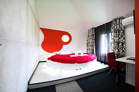 Двухместный номер Deluxe с видом на город двуспальная кровать, Мини-отель Краски, Краснодар