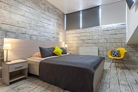 Двухместный номер Comfort с видом на город двуспальная кровать, Мини-отель Лиговский двор, Санкт-Петербург
