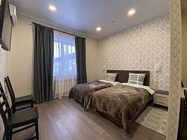 Двухместный люкс 2 отдельные кровати, Мини-отель Мотель Минутка, Тула
