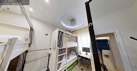 Кровать в общем номере (женский номер), Мини-отель it.rooms, Москва