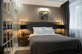 Двухместная студия Luxury с красивым видом из окна двуспальная кровать, Мини-отель Hoffmann Residence, Светлогорск