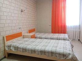Кровать в общем номере (мужской номер), Мини-отель Чайка, Комсомольск-на-Амуре