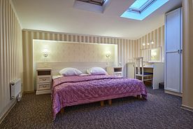 Двухместный номер Comfort с видом на город двуспальная кровать, Мини-отель ОливиЯ, Пятигорск