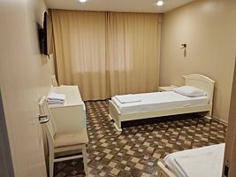 Двухместный номер Улучшенный 2 отдельные кровати, Мини-отель Мотель Русь, Хлевенский район