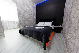 Двухместный номер Comfort с видом на город двуспальная кровать, Мини-отель Небо, Комсомольск-на-Амуре