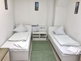 Двухместный номер без окна Эконом 2 отдельные кровати, Мини-отель Мини отель Юг, Минусинск