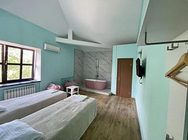 Двухместный номер Standard с видом на внутренний двор 2 отдельные кровати, Мини-отель Гостиница Гости, Чусовой