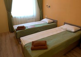 Двухместный номер Standard 2 отдельные кровати, Апарт-отель Гостиница Камелот, Псков