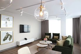 Апартаменты Executive с 2 комнатами с балконом, Апарт-отель Отель Lahta Plaza, Санкт-Петербург