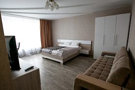 Двухместный номер Standard рядом с пляжем двуспальная кровать, Апарт-отель Кают-компания, Кимры