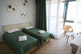 Двухместный номер Standard с балконом 2 отдельные кровати, Апарт-отель Отель Ecoliner Hotel, Москва