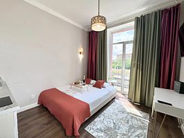 Номер полутороспальный диван Комфорт с балконом, Апарт-отель Metro rooms, Москва