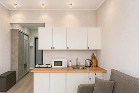 Номер Двуспальный Диван Комфорт с видом на город, Апарт-отель Metro rooms, Москва