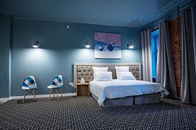 Двухместные апартаменты Comfort с видом на город двуспальная кровать, Апарт-отель Соляной склад, Кострома