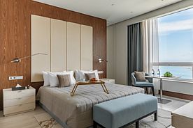Двухместная студия с видом на море двуспальная кровать, Апарт-отель Rodina Residences Vladivostok 5*, Владивосток