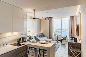 Двухместная студия Comfort двуспальная кровать, Апарт-отель Rodina Residences Vladivostok 5*, Владивосток