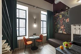 Двухместная студия Duplex двуспальная кровать, Апарт-отель Axis.Moscow Heritage, Москва