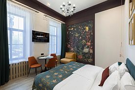 Двухместный Luxe двуспальная кровать, Апарт-отель Axis.Moscow Heritage, Москва
