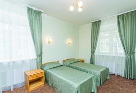 Двухместный номер Стандартный с 2 комнатами с видом на город 2 отдельные кровати, Отель и хостел Эдем, Псков