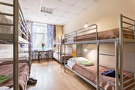 Кровать в общем номере, Хостел Метро-Тур, Санкт-Петербург