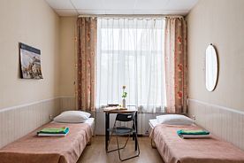Двухместный номер Эконом 2 отдельные кровати, Хостел Метро-Тур, Санкт-Петербург