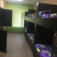 Кровать в общем номере с красивым видом из окна, Хостел Бализ, Балаково