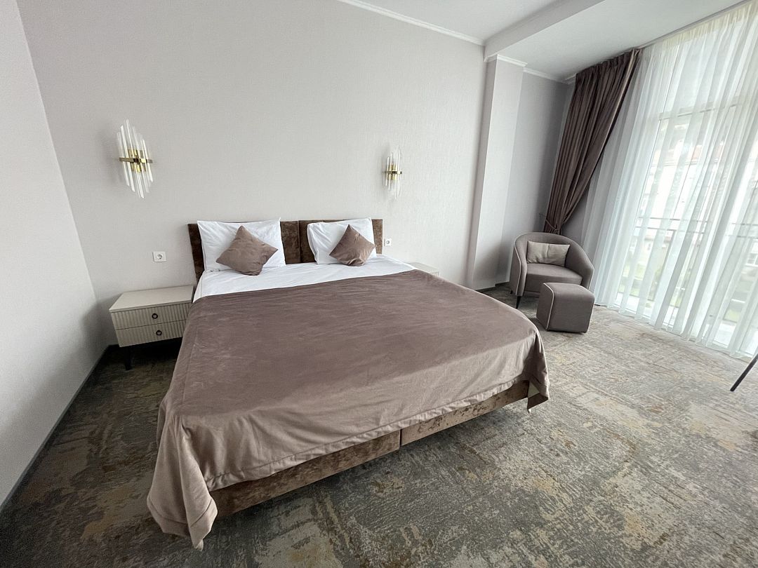 Стандартный 2-местный 1-комнатный (с балконом, вид на горы)