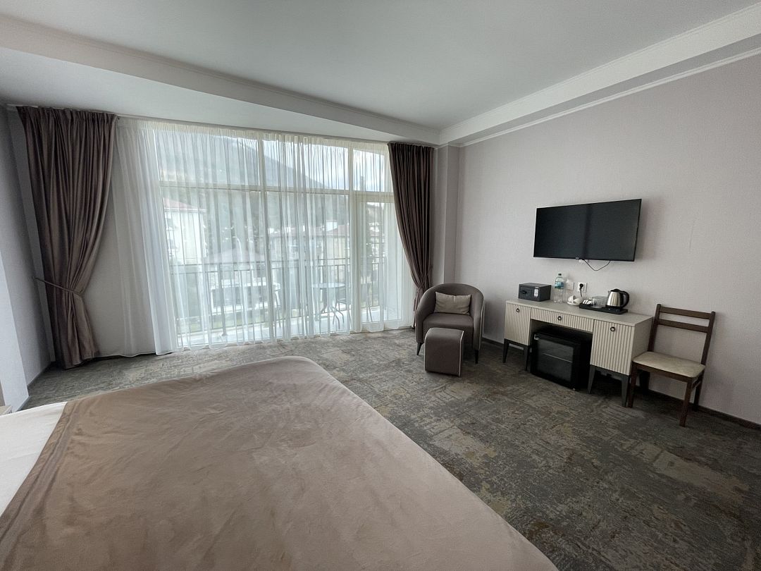 Стандартный 2-местный 1-комнатный (с балконом, вид на горы)