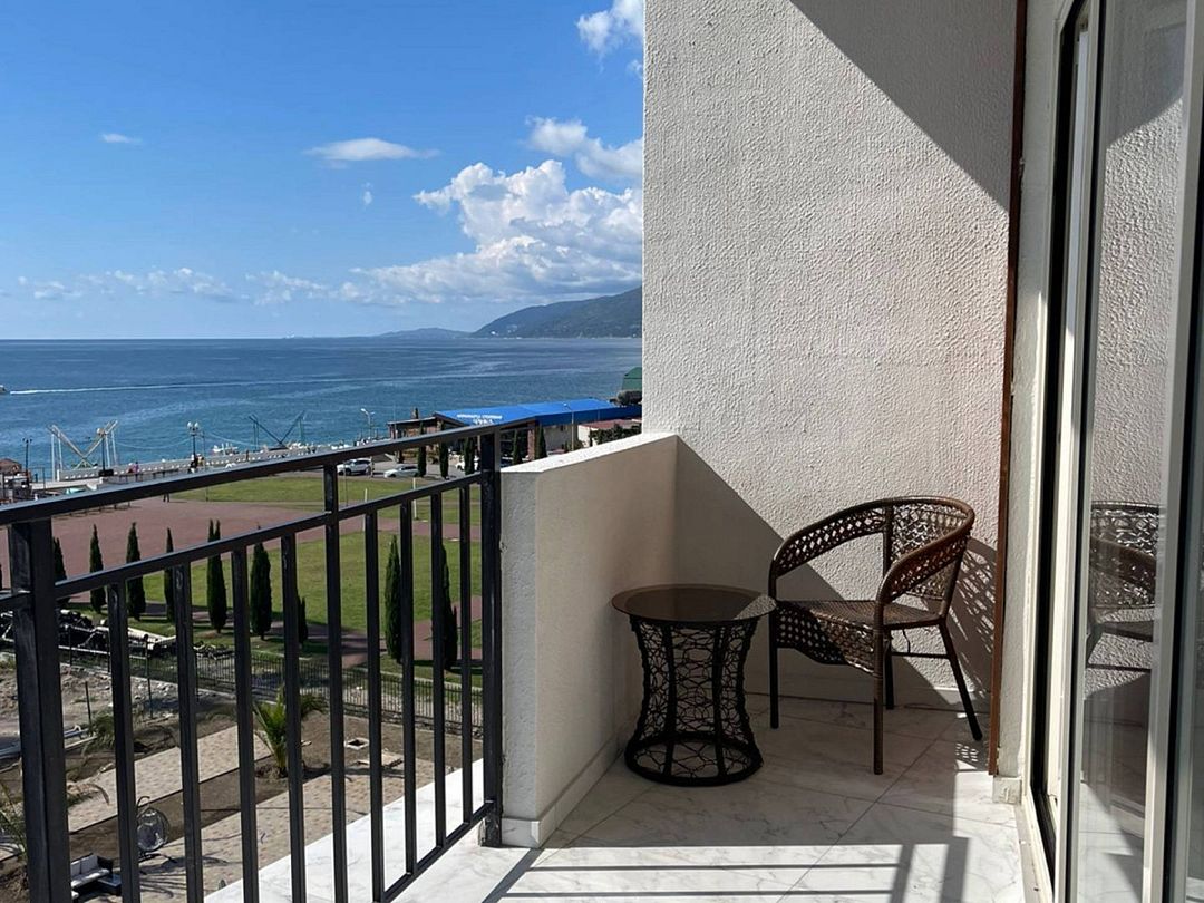 Стандартный 2-местный 1-комнатный (с балконом, вид на море)