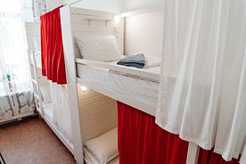 Кровать в общем номере (женский номер), Хостел Белый, Санкт-Петербург