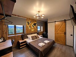 Двухместный номер Comfort с видом на реку двуспальная кровать, Хостел Enisey Hostel, Красноярск