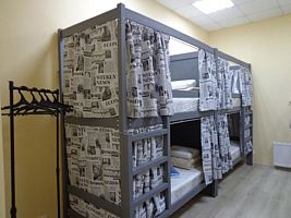 Кровать в общем номере, Хостелы «Рус» — Бакунинская, Москва