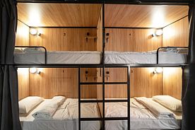 Кровать в общем номере (мужской номер), Хостел Sleep Box Hostel, Барнаул