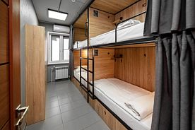 Кровать в общем номере (мужской номер) 2 двухъярусные кровати, Хостел Sleep Box Hostel, Барнаул