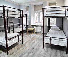 Кровать в общем номере (мужской номер), Хостел Берег, Москва